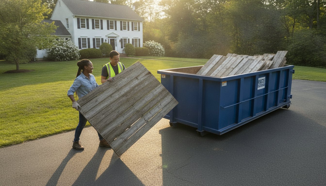 Fence Removal and Disposal: How to Use a Dumpster for Your Project