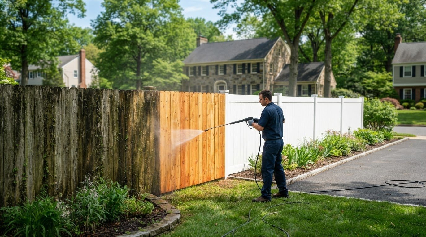 Fence Washing Service in PA: Protect and Refresh Your Fence