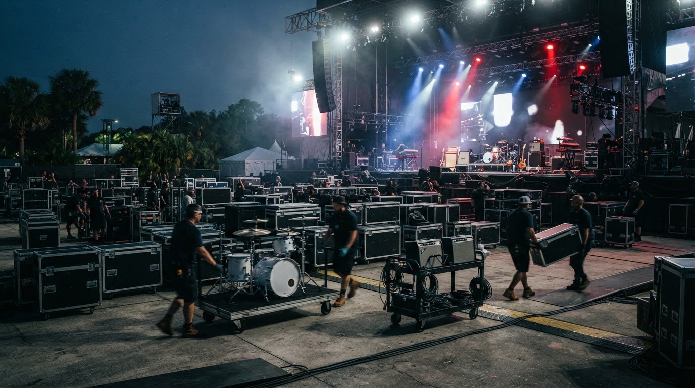 Festival Backline Rental: Professional Stage Logistics