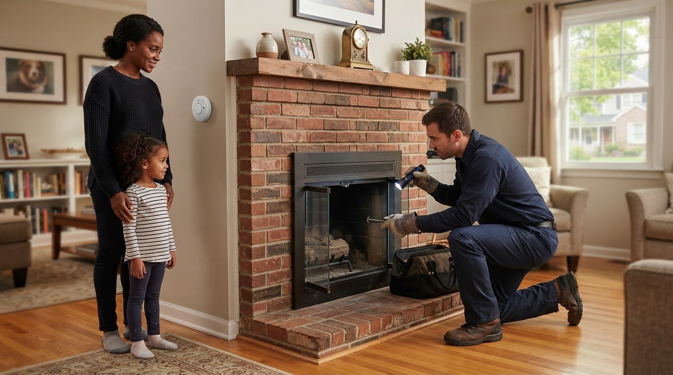 Fireplace Safety Inspection in NJ for Families
