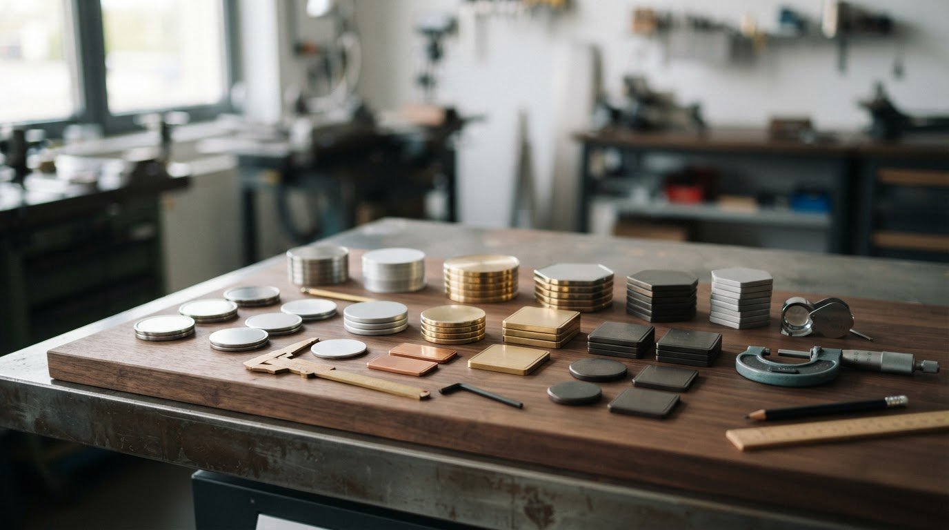 Firmenabzeichen aus Metall nach Material und Stückpreis wählen
