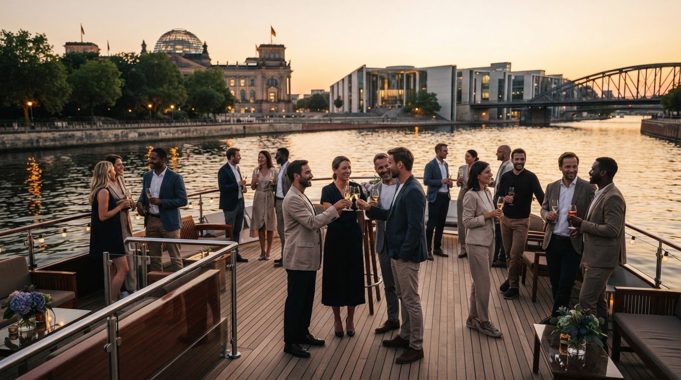Firmenevent auf dem Schiff in Berlin: So findest du den passenden Charter