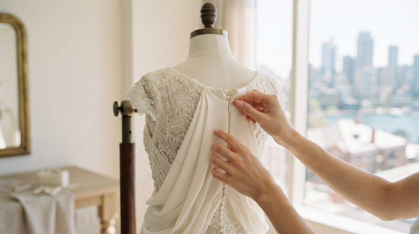 Fixing a Stuck Zipper on a Wedding Gown: Safe Steps for Brides