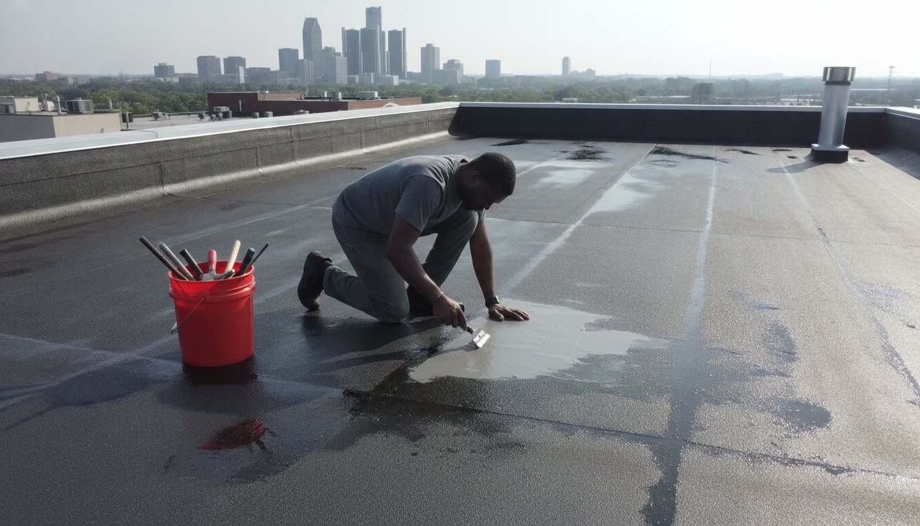 Flat Roof Leak Repair Michigan: A Step-by-Step Guide for 2026