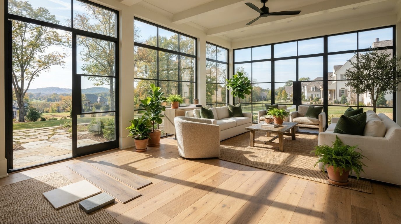 Flooring for Sunrooms in Brentwood: How to Choose the Right Floor