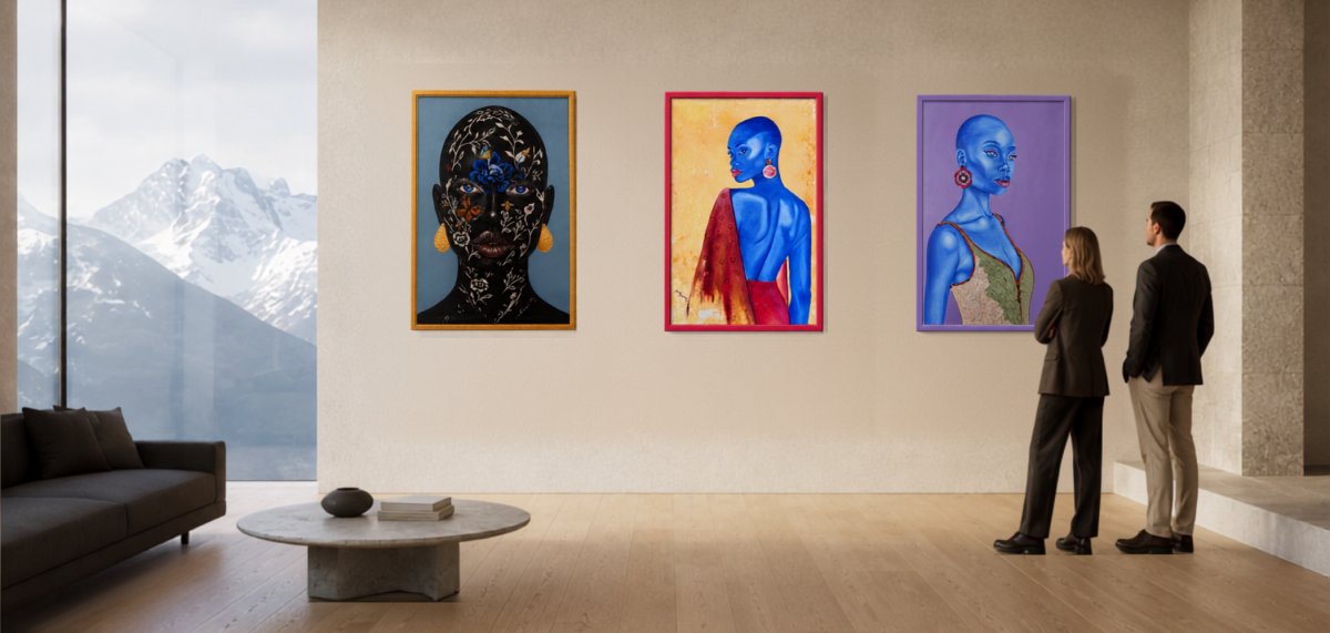 Florah Maphosa's paintings shown in Zurich 2026