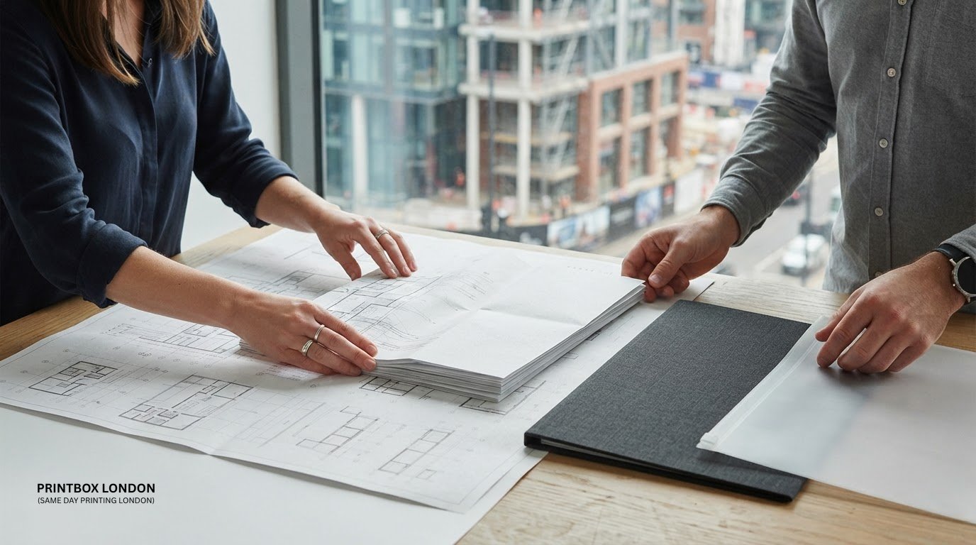 Folding & Handling Large-Format Plans: Site Meeting Guide