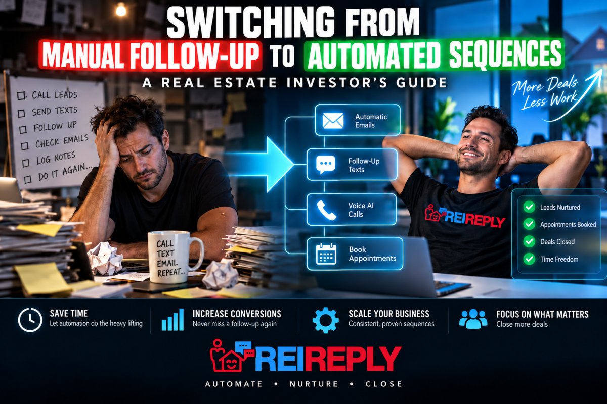 Switching from Manual Follow-Up to Automated Sequences: A Real Estate Investor’s Guide