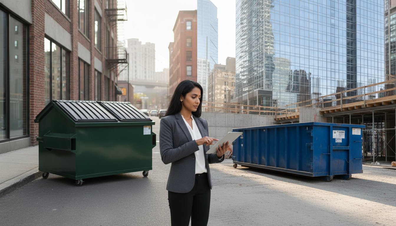 Front Load vs. Roll Off Dumpsters: 2026 Business Guide