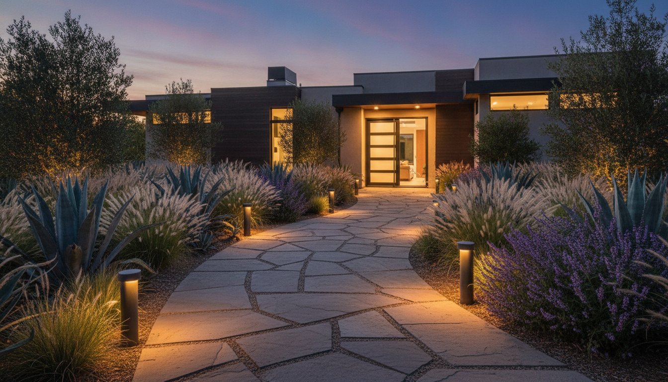 Front Yard Walkway and Lighting Ideas: Curating a Sensory Arrival in Southern California