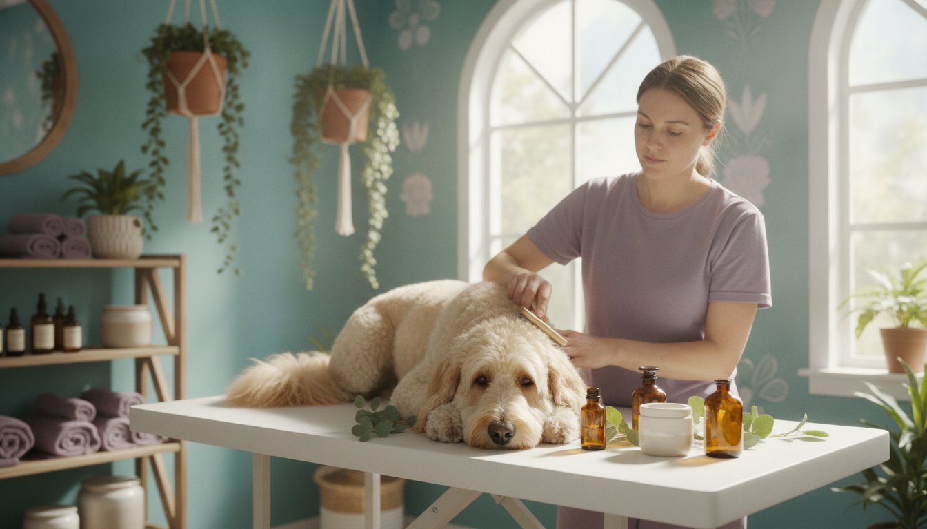 Full Dog Groom in Lisle, IL: Holistic Spaw Experience
