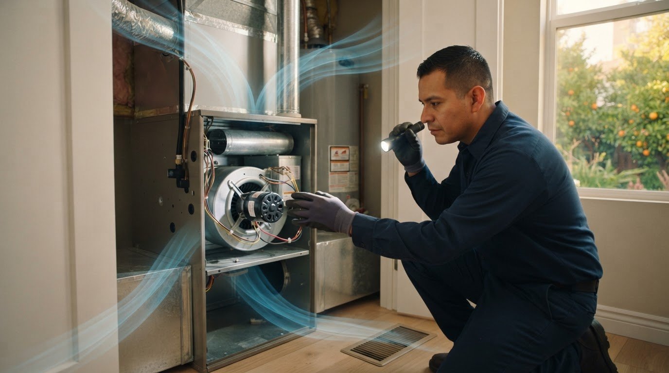 Furnace Blower Motor Repair: Symptoms, Safe Checks, and Next Steps