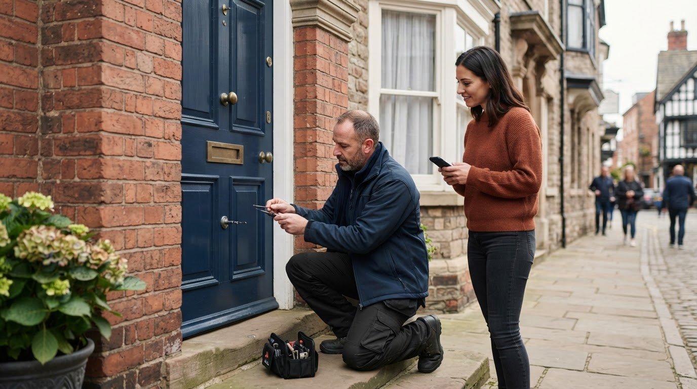 Gain entry to a house without a key in Chester and understand locksmith costs