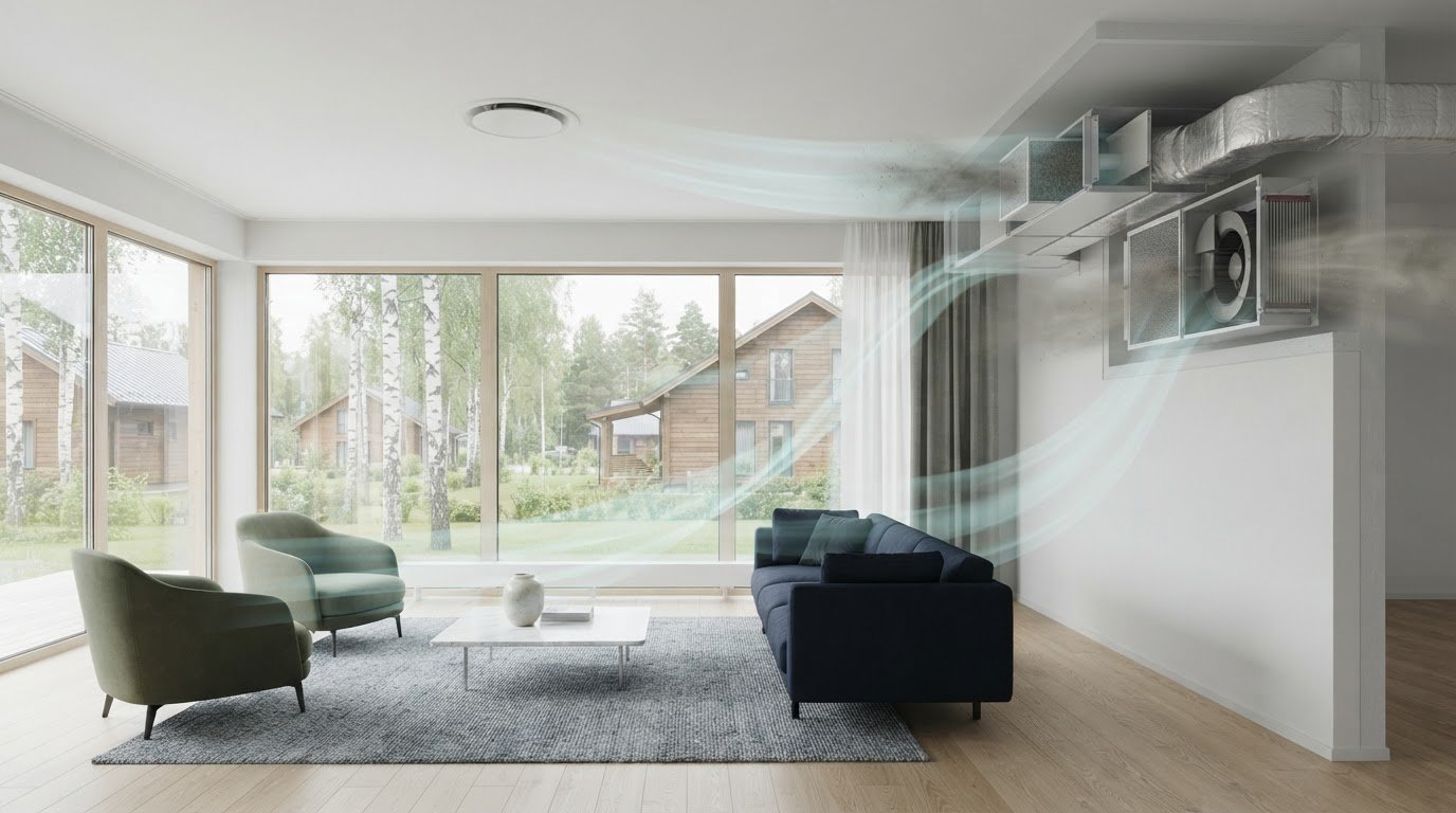 Gaisa attīrīšana ar ventilāciju un tās ietekme uz iekštelpu gaisu