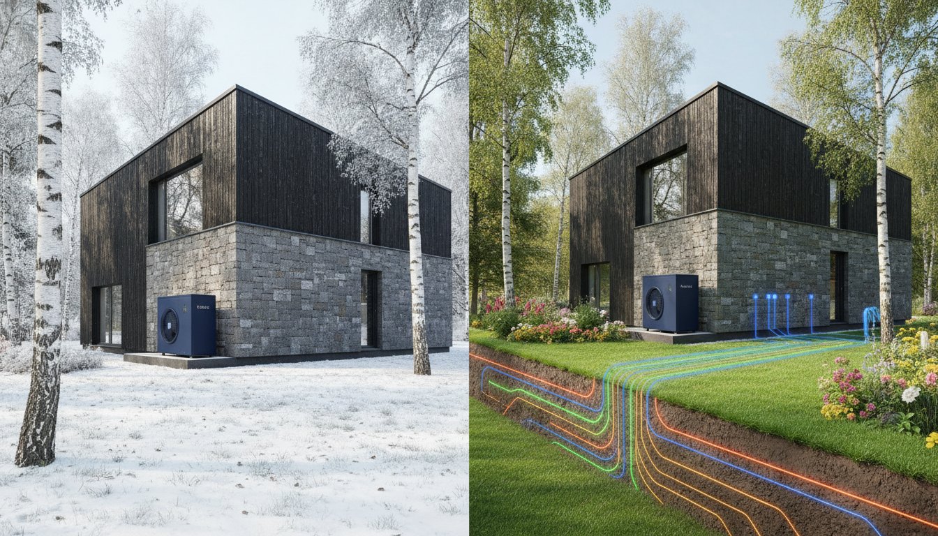 Gaiss-ūdens vai zemes siltumsūknis: Kuru izvēlēties savai mājai 2026. gadā?
