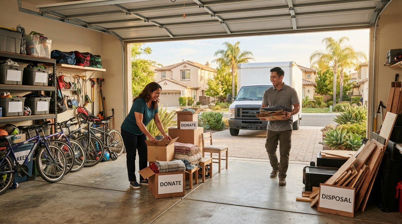Garage Cleanout Timing in West Los Angeles