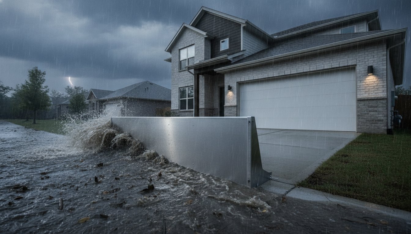 Garage Door Flood Barrier: Engineered Defense