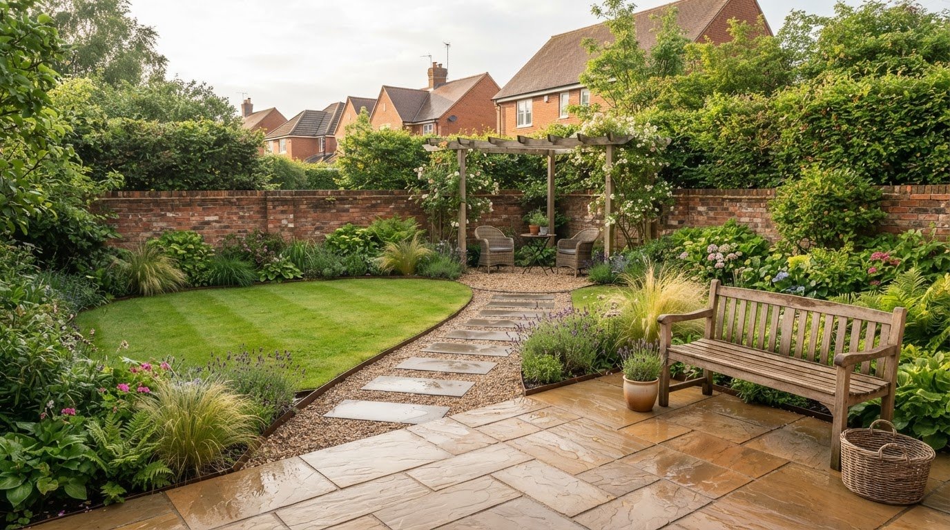 Garden hardscaping for patios, paths and lawn alternatives