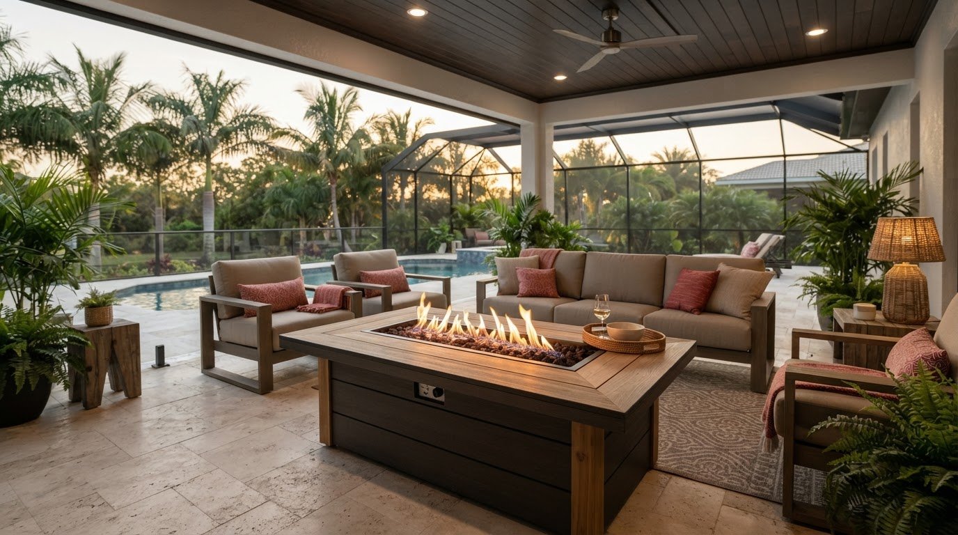 Gas Fire Pit Tables for Florida Patios: Burner Specs and Safety