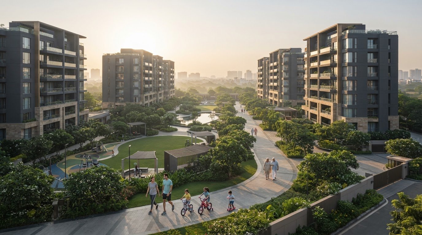Gated Apartments with Green Spaces in Gurgaon: Defining the Modern Urban Sanctuary