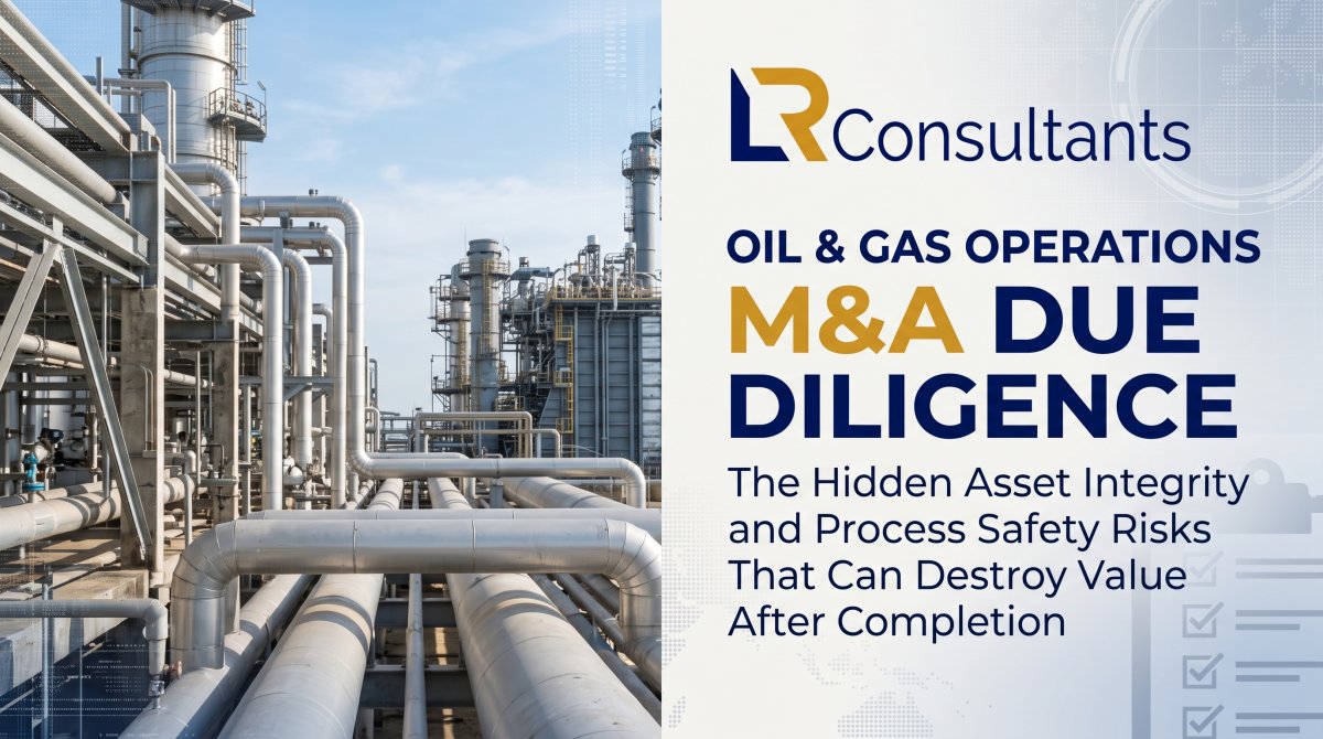Oil & Gas Operations M&A Due Diligence: The Hidden Asset Integrity and Process Safety Risks That Can Destroy Value After Completion
