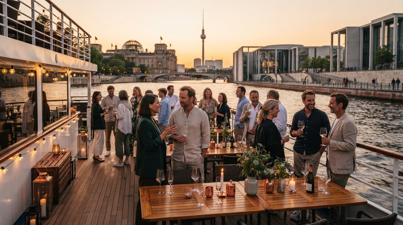 Geschlossene Gesellschaft auf dem Schiff in Berlin: Dein Guide für exklusive Events 2026