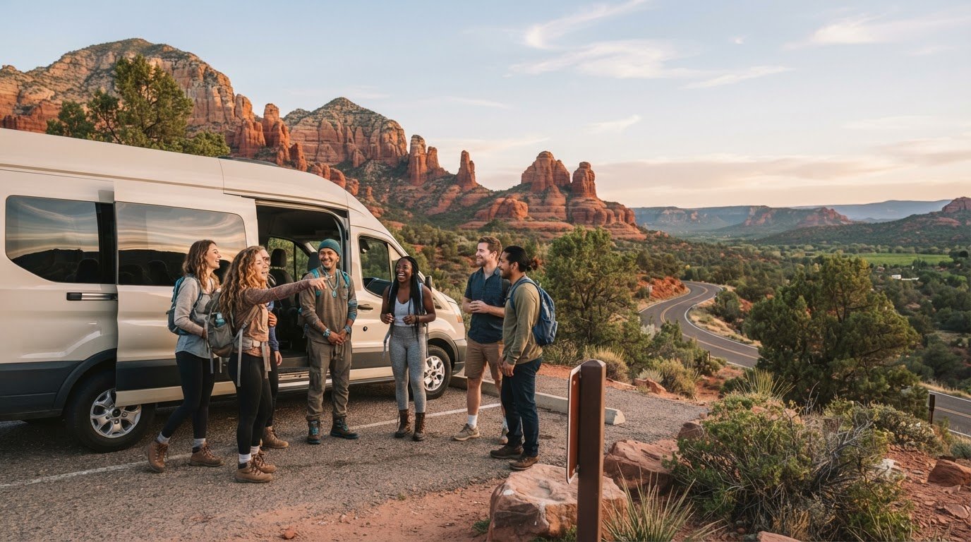 Getting Around Sedona Without a Car as a Group: 2026 Guide