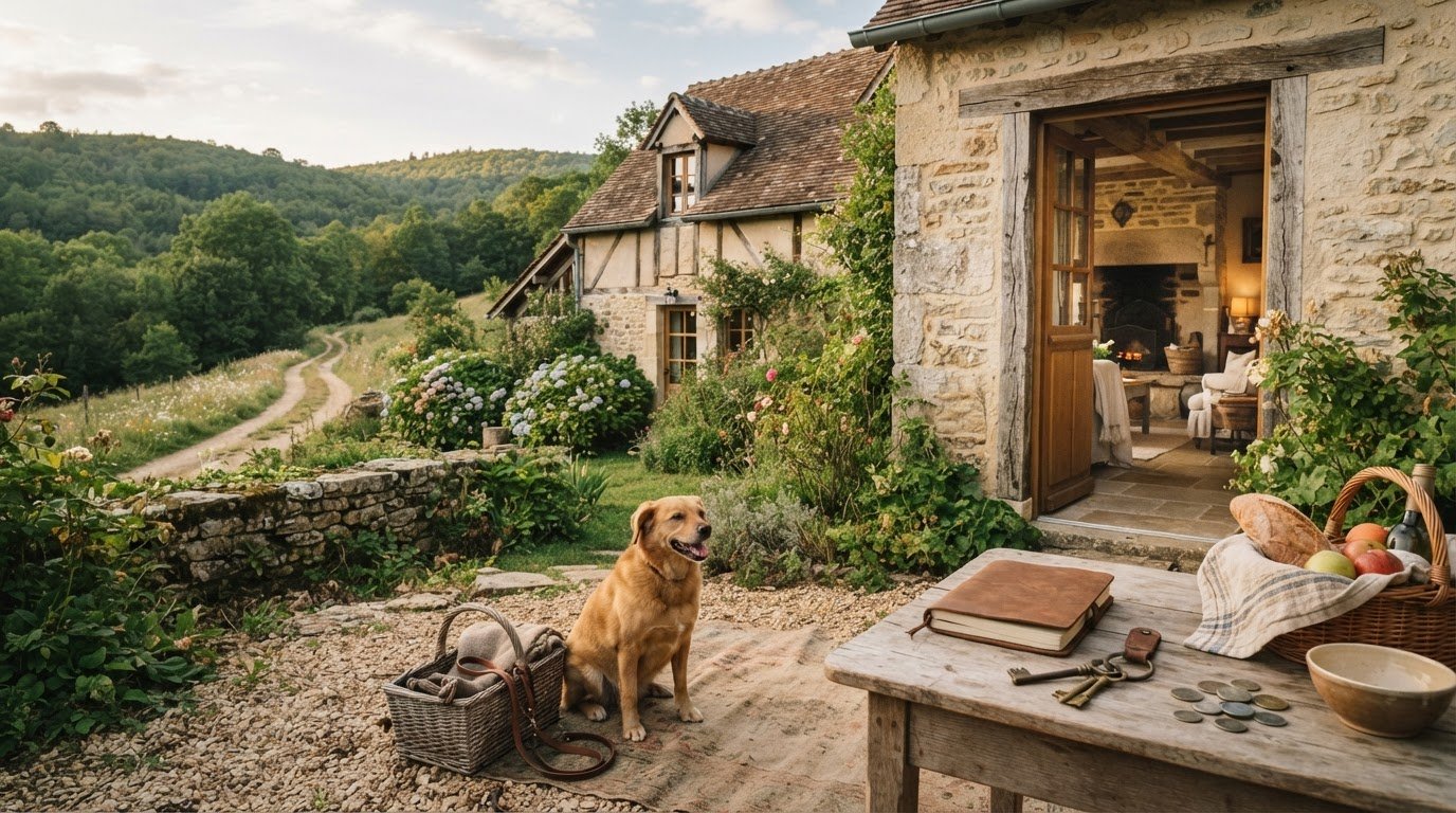 Gîte avec chien en Bourgogne : prix et budget du séjour