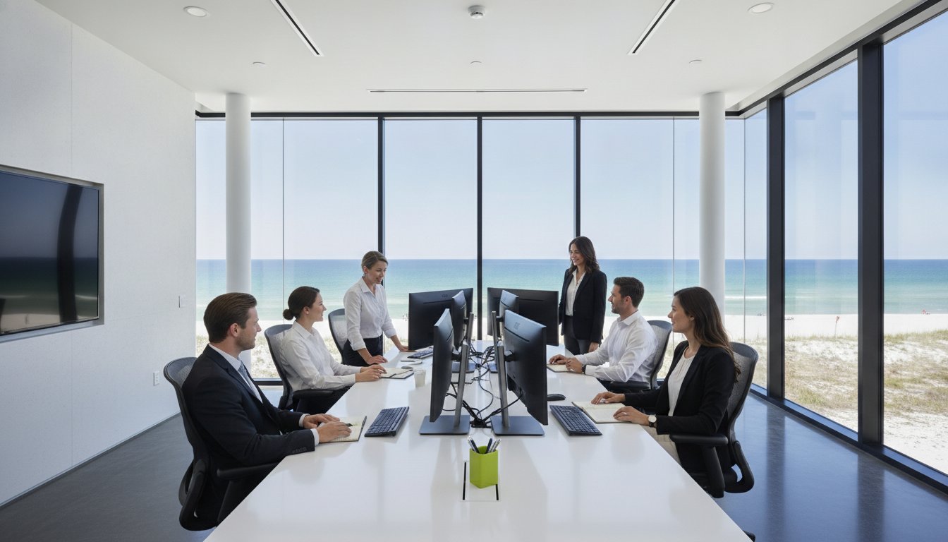 Glare Reduction Window Film for Office Productivity in Florida