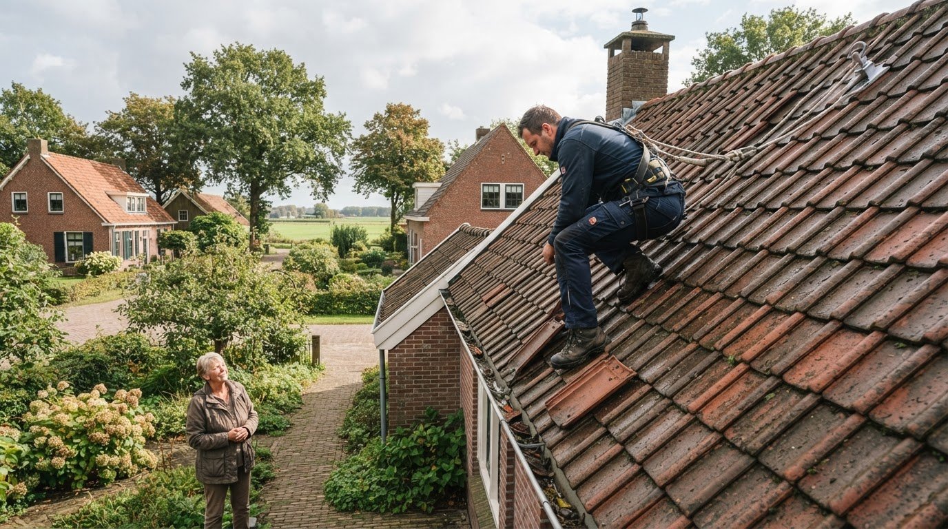 Gratis dakinspectie na stormschade in Eibergen