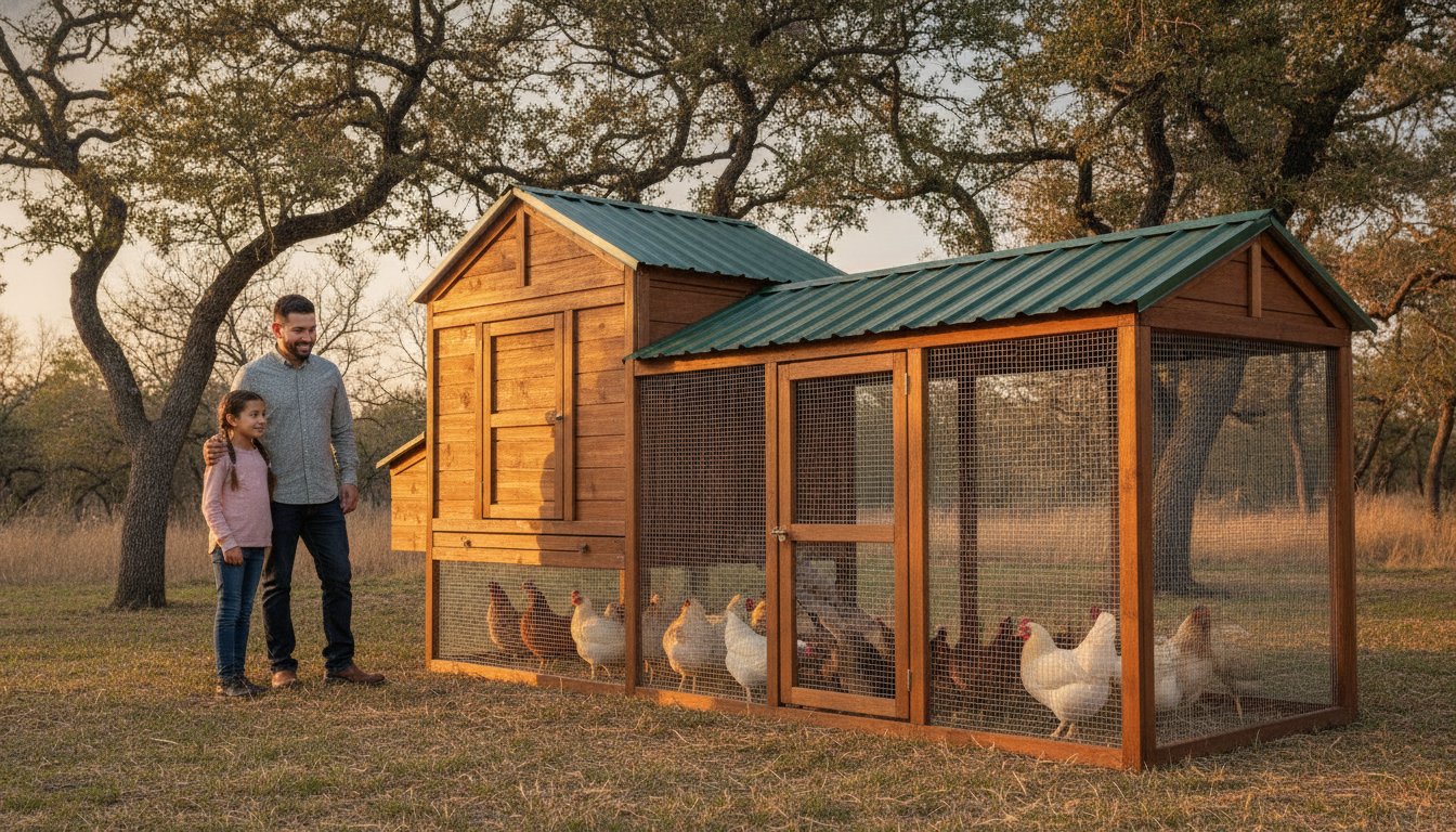 Guide to Heavy Duty Chicken Coops for Texas Climate