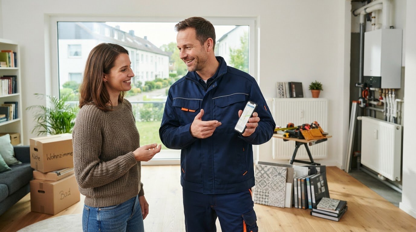 Handwerkervermittlung in Dormagen mit Kontaktmöglichkeiten