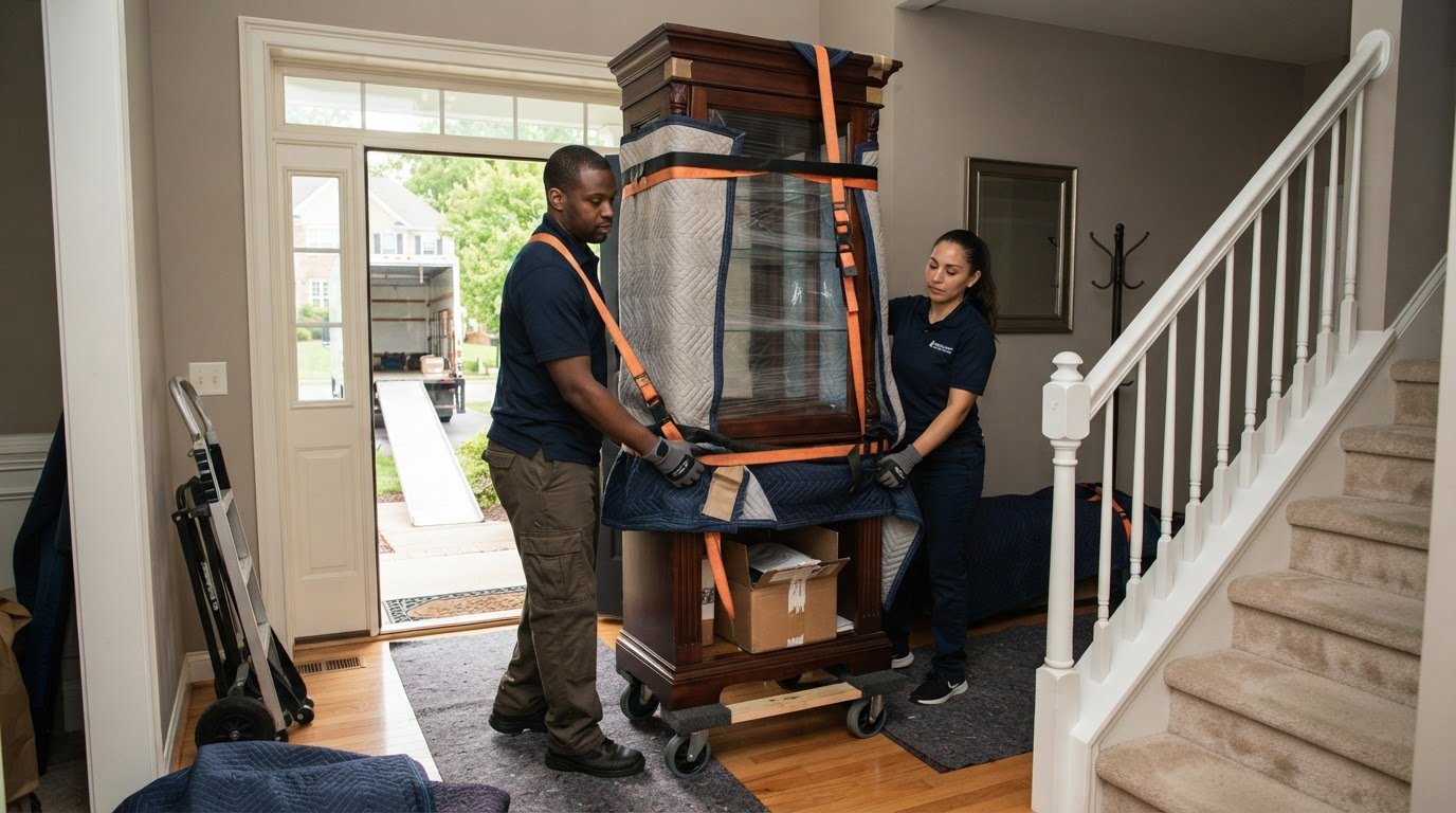 Heavy China Cabinet Movers in Gainesville, VA and Moving Time