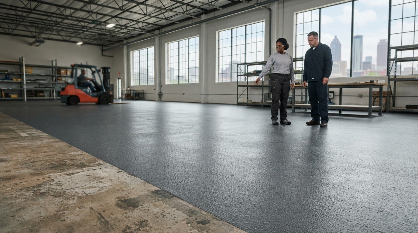 Heavy duty epoxy mortar flooring for safer, longer service - Polished ...