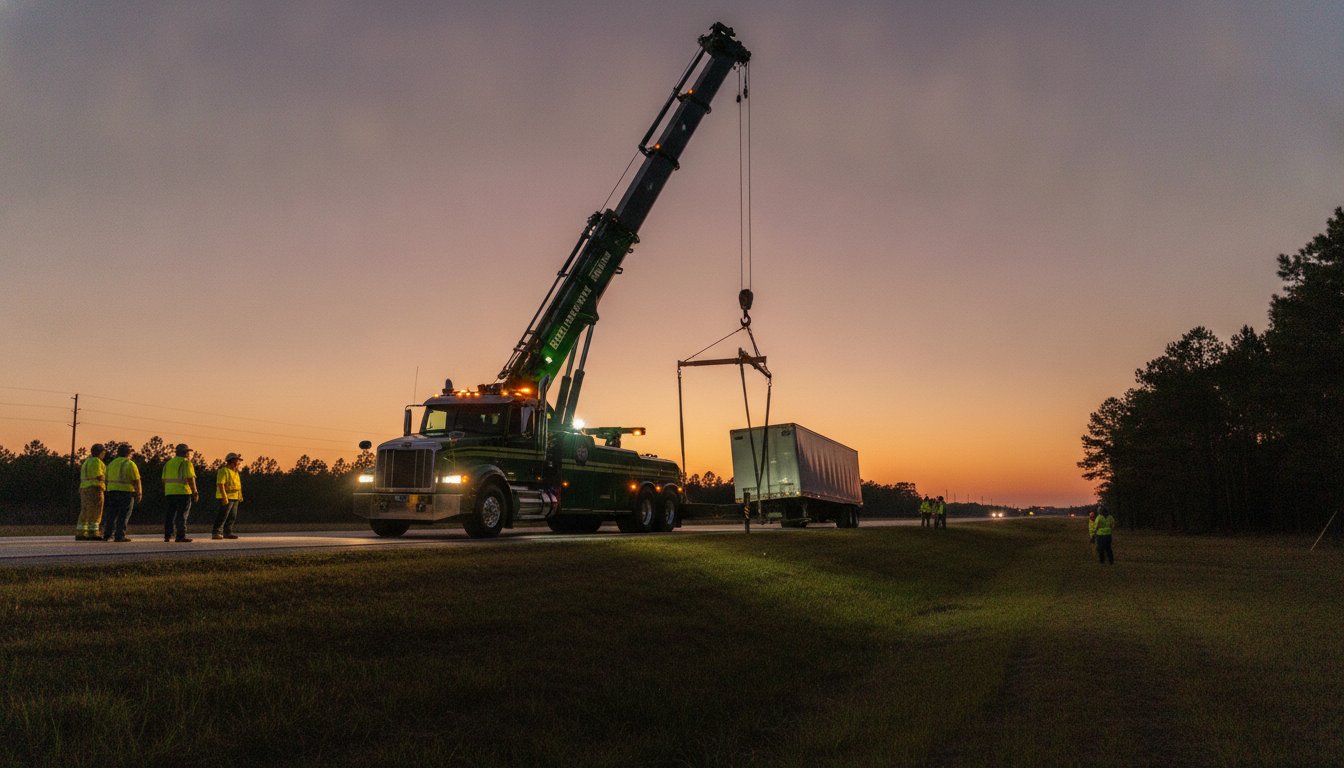 Heavy Duty Rotator Service in Dayton, TX: The Precision Recovery Guide