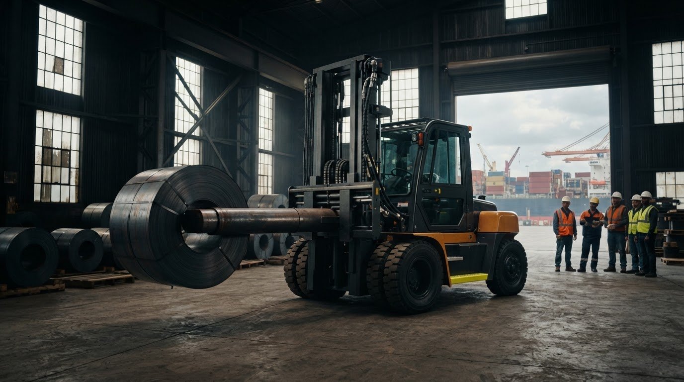 Heavy Forklift with Coil Ram Attachment: A 2026 Buying Guide