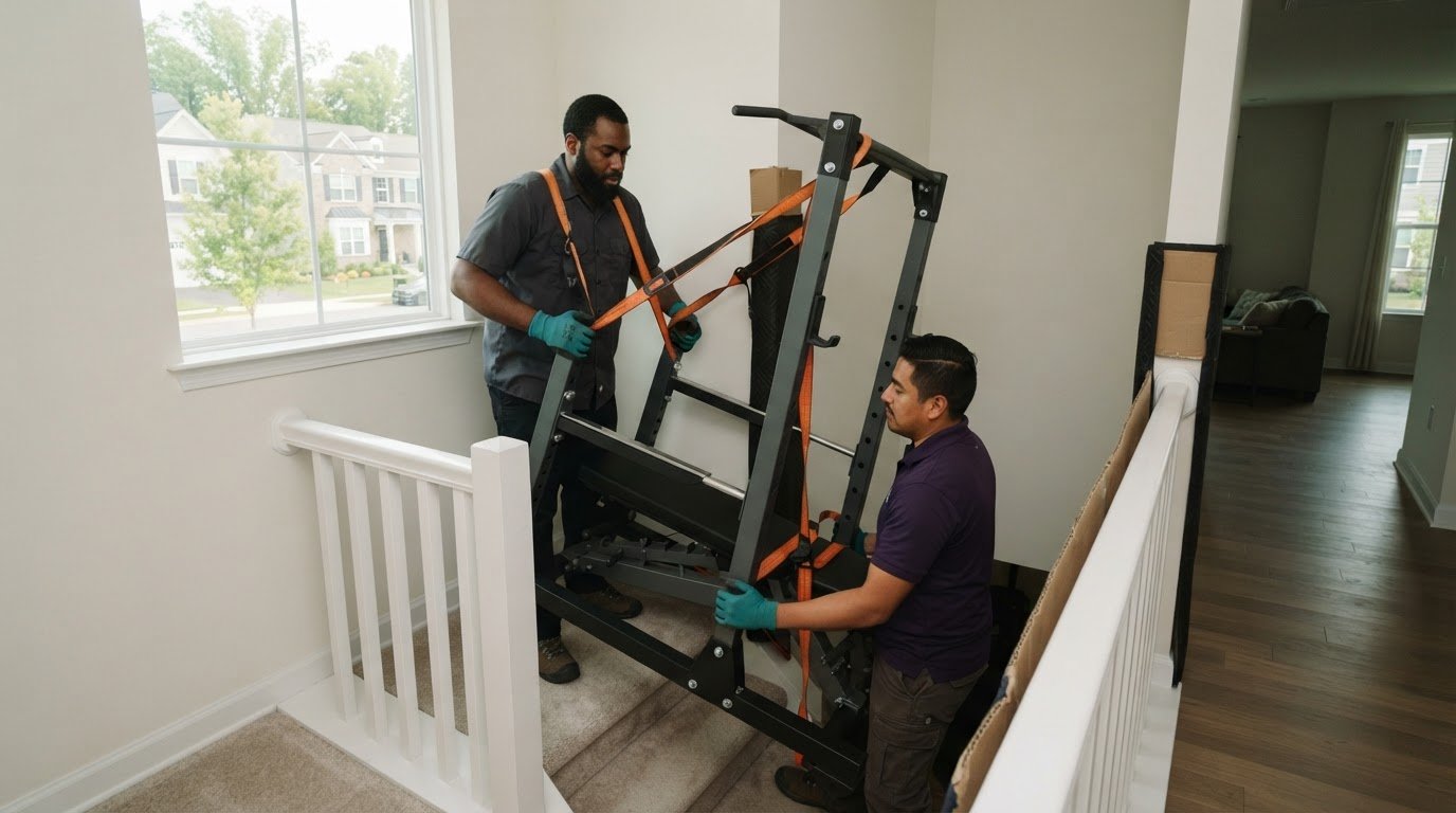Heavy Gym Equipment Movers in Fairfax Station for Upstairs Moves