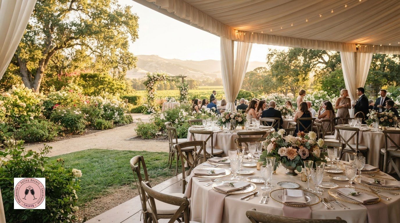 High End Event Rentals in Fresno for Furniture, Tents and Setup