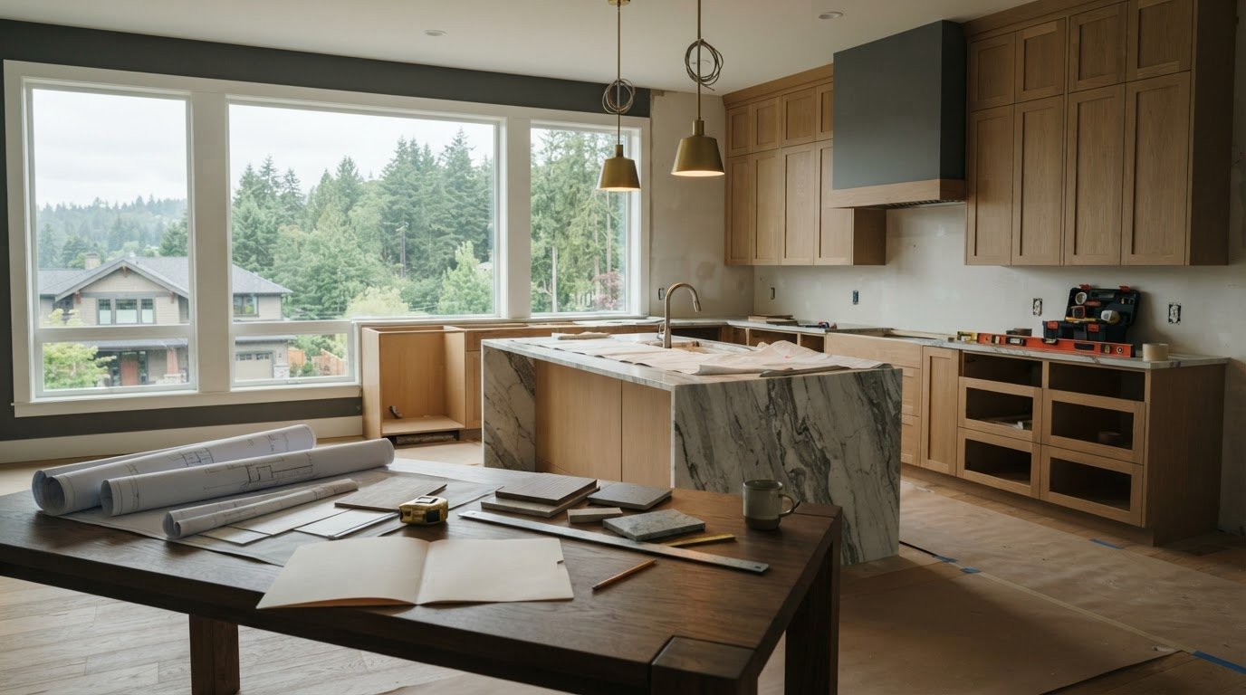 High-End Home Renovations in Seattle With Permit and Area Details