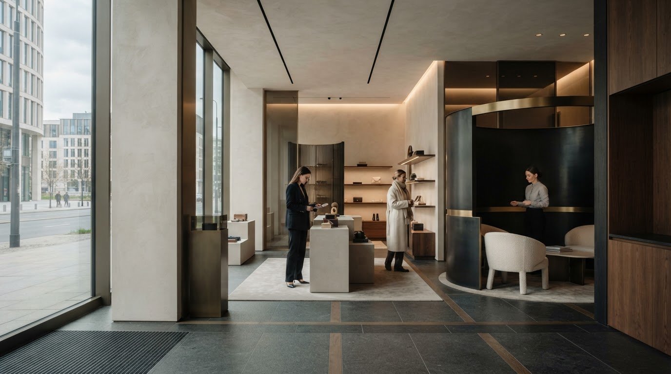High-End Retail Showroom Interior Architecture: From Brand to Customer Journey
