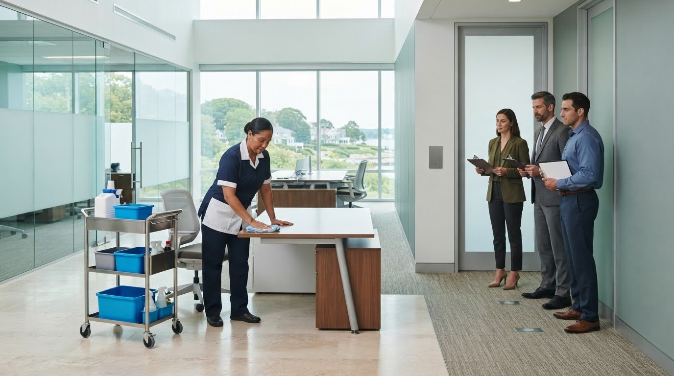 High-Security Office Cleaning in Fairfield County: A Practical Guide