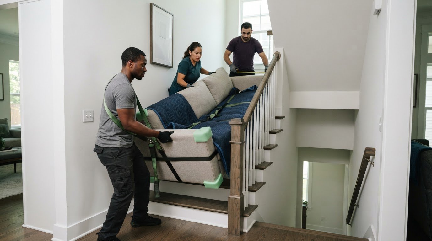 Hire a Team to Move Furniture to Another Floor in Ashburn