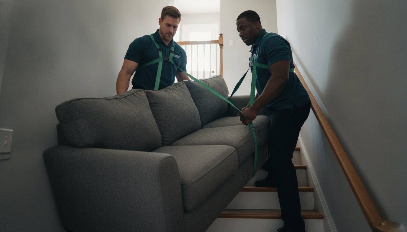 Hire Couch Movers in Leesburg: Safe Basement Transport