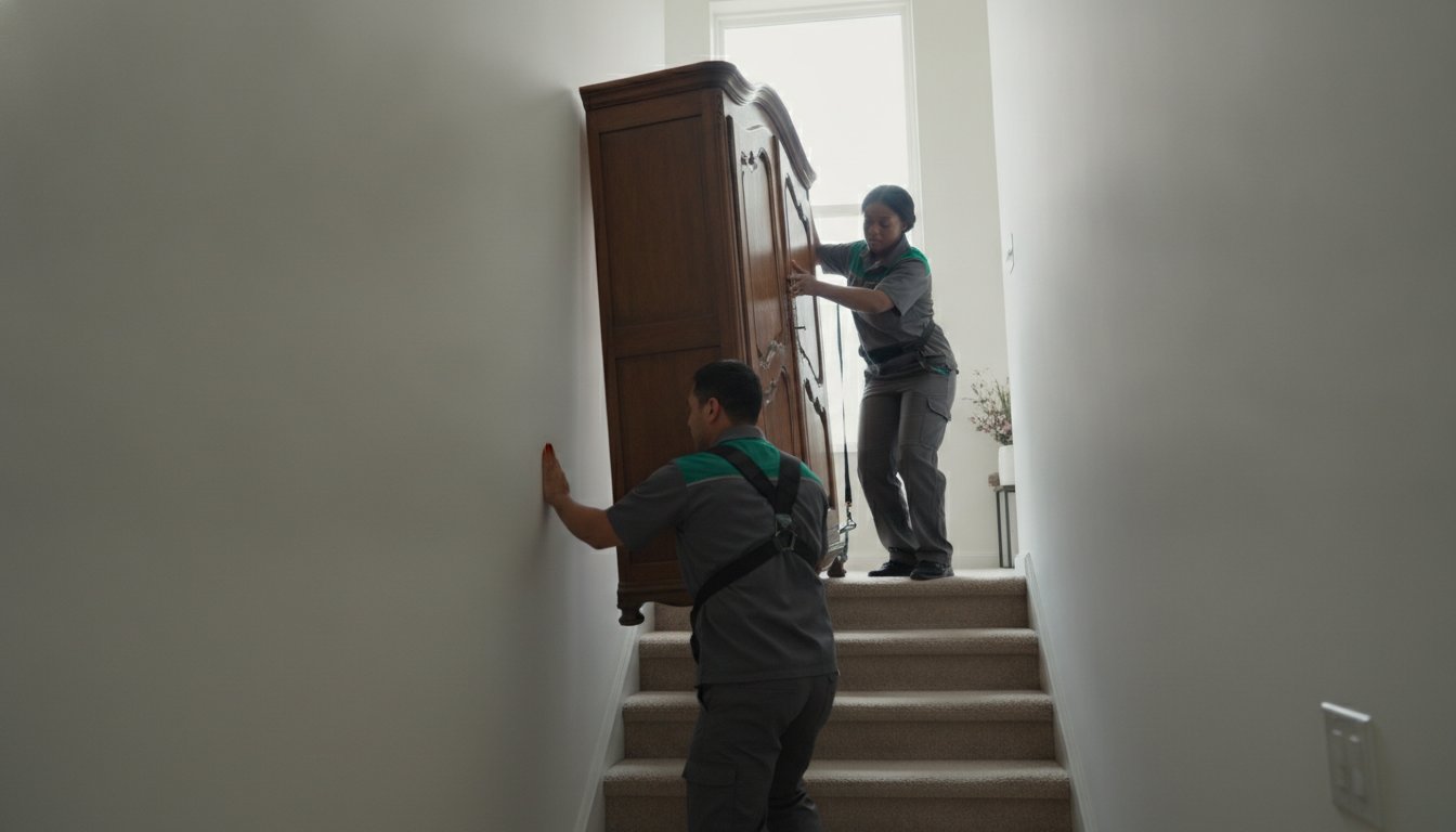 Hire Loudoun County Movers to Move Furniture Upstairs