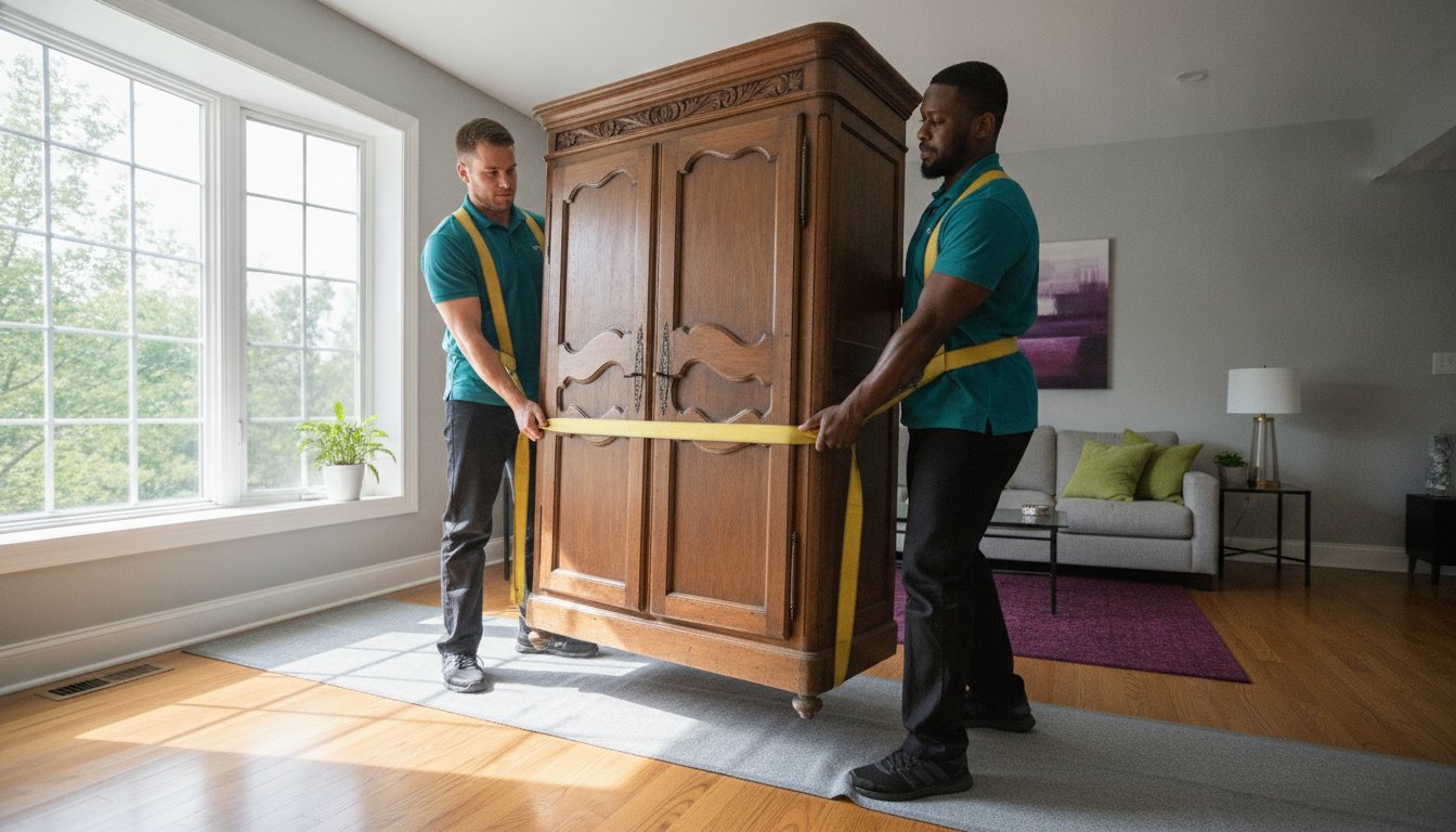 Hire Two Men to Move Heavy Furniture in Manassas