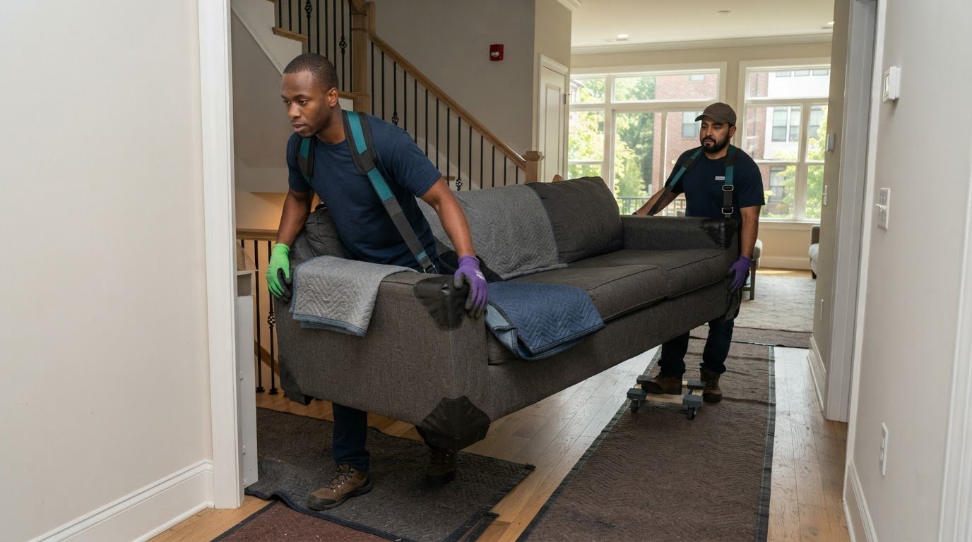 Hire Two Movers to Move Furniture Inside Your Reston Home