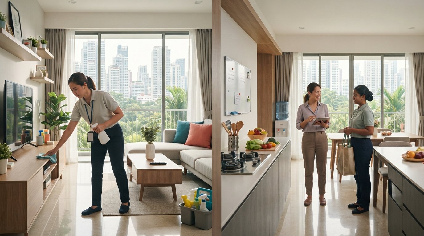 Hiring cleaning service vs full time helper: Which fits your household