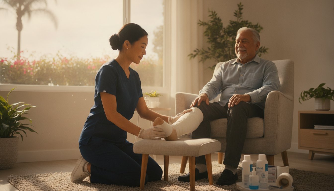 Home Care for Non-Healing Wounds: When to See a Specialist