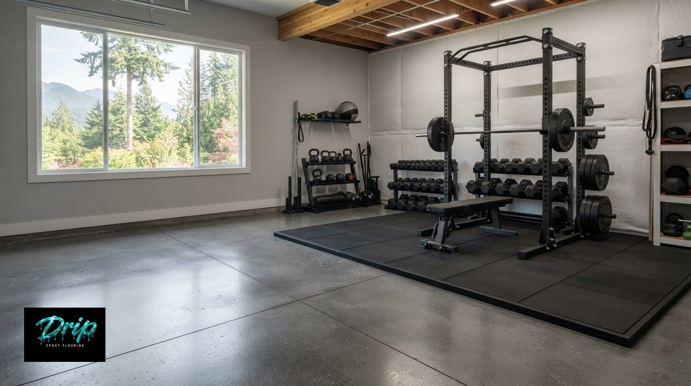 Home Gym Floor Coating in Surrey: Compare Your Options