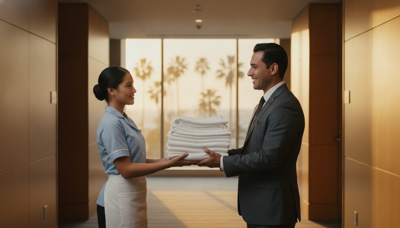 Hotel Laundry Service in Los Angeles: The 2026 Guide to 5-Star Linens